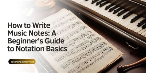 how to write music notes: how to use different instruments to enhance your music composition